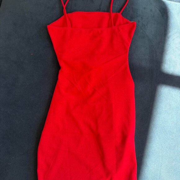 Windsor red bodycon crepe minidress, size S - Picture 6 of 7